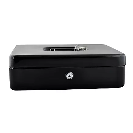 Large black cash box