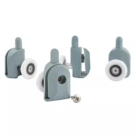 Durvju riteņu komplekts dušas kabīnēm, duškabīnēm 8 gb.