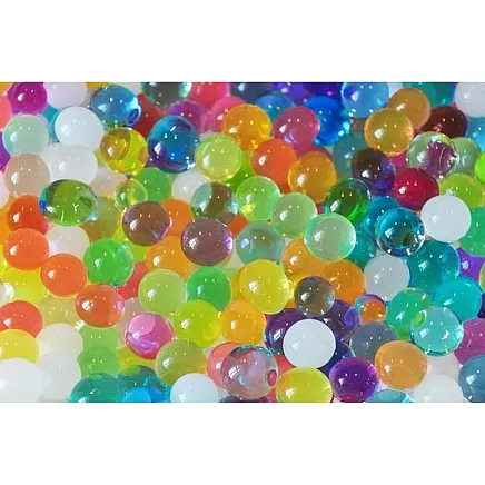 Hidrogelā bumbiņas istabas augiem, 20 x 5g, daudzkrāsainas