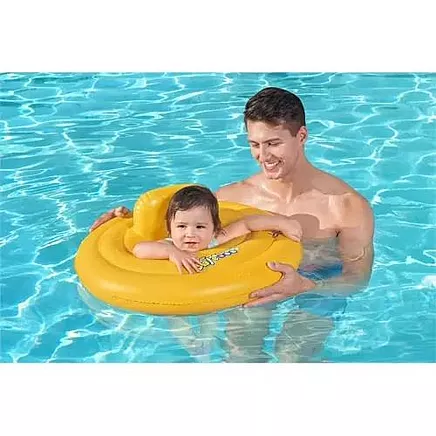 BESTWAY 32096 Bērnu Piepūšams Peldrinķis Peldēšanas Apmācībam 69cm, Dzeltens