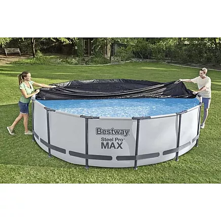 Aizsargājošs Apaļa Karkasa Baseina Pārsegs Vāks 366 cm, BESTWAY 58037
