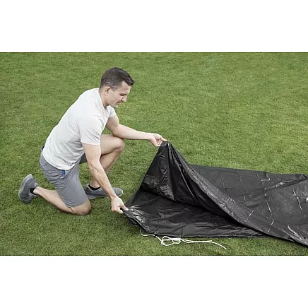 Aizsargājošs Apaļa Karkasa Baseina Pārsegs Vāks 366 cm, BESTWAY 58037