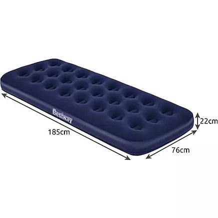 BESTWAY 67000 Piepūšamais vienvietīgs matracis, 185x76x22 cm l Inflatable double mattress