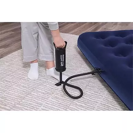 BESTWAY 67374 Piepūšamais divvietīgs matracis + 2 spilveni, 203x152x22 cm l Inflatable double mattress