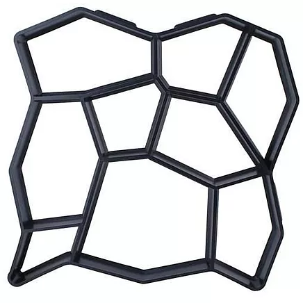 Betona Bruģa Veidne, Celiņu Šablons, 45x45x4.5 cm