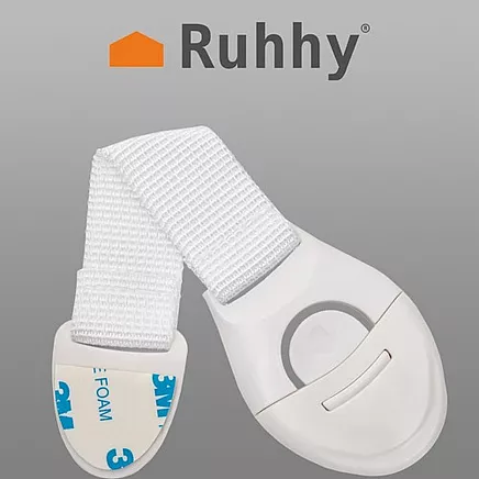 Slēdzene skapjiem un atvilktnēm, bērnu aizsardzība, 10gab, balta l Lock for cabinets and...