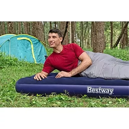 BESTWAY 67001 Piepūšamais vienvietīgs matracis, 188x99x22 cm l Inflatable double mattress
