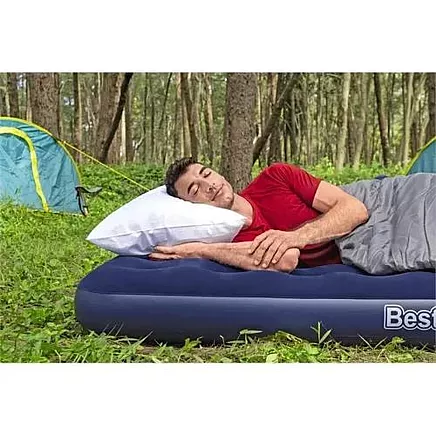BESTWAY 67001 Piepūšamais vienvietīgs matracis, 188x99x22 cm l Inflatable double mattress