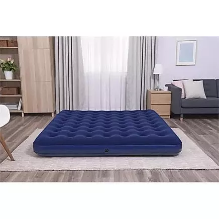 BESTWAY 67004 Piepūšamais divvietīgs matracis, 203x183x22 cm l Inflatable double mattress