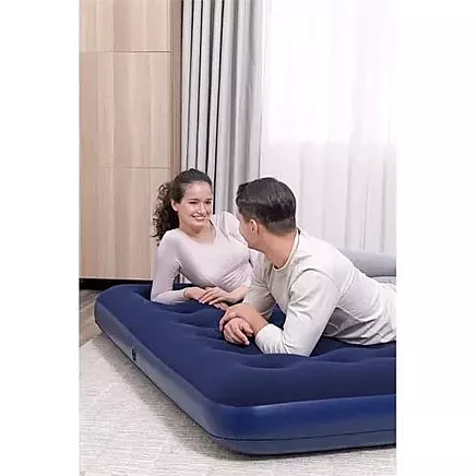 BESTWAY 67004 Piepūšamais divvietīgs matracis, 203x183x22 cm l Inflatable double mattress