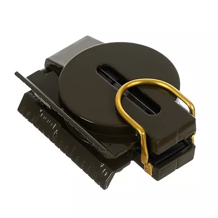 Прочный профессиональный военный компас - металлический корпус, азимут 360°, светящийся в темноте, водонепроницаемый, с чехлом для переноски