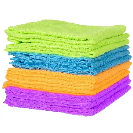 Microfiber cloths - set of 12