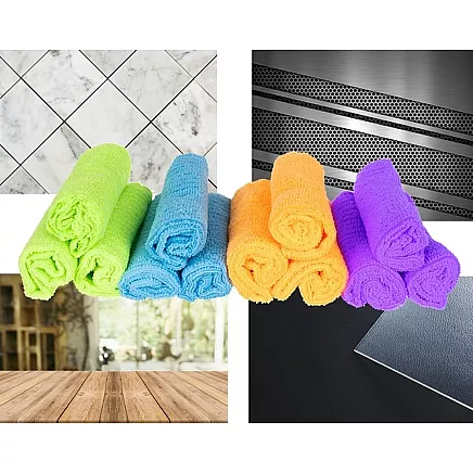 Microfiber cloths - set of 12