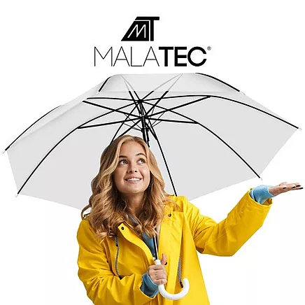 Automātisks viegls caurspīdīgs kāzu lietussargs - ideāli piemērots fotografēšanai, izturīgs pret laikapstākļiem un piemērots bērniem