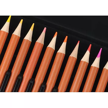 Mākslinieka zīmēšanas gleznošanas piederumu komplekts koka kastē koferī bērniem 174...