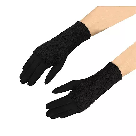 Cimdi Skārienjūtīgam Ekrānam, melni - Capacitive Touch Screen Gloves for iPhone, Samsung...