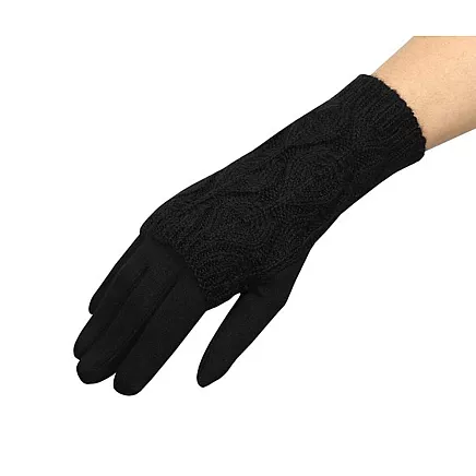 Cimdi Skārienjūtīgam Ekrānam, melni - Capacitive Touch Screen Gloves for iPhone, Samsung...