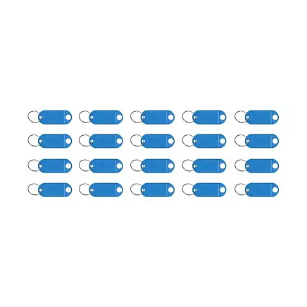 Plastmasas ID Atslēgu Piekariņu Komplekts 100 gab.