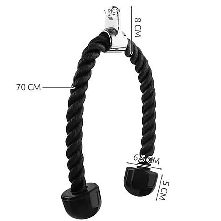 Bicepsa Tricepsa Trose Virve Fitnesa Aprīkojums, 200 kg