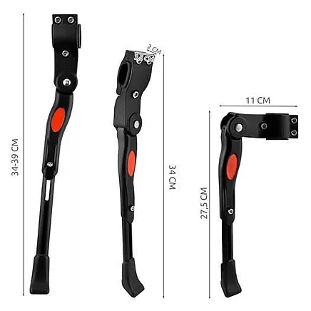 Regulējams alumīnija velosipēdu statīvs ar pretslīdošu kājiņu un pretslīdošiem spilventiņiem - piemērots 24-29 velosipēdu modeļiem