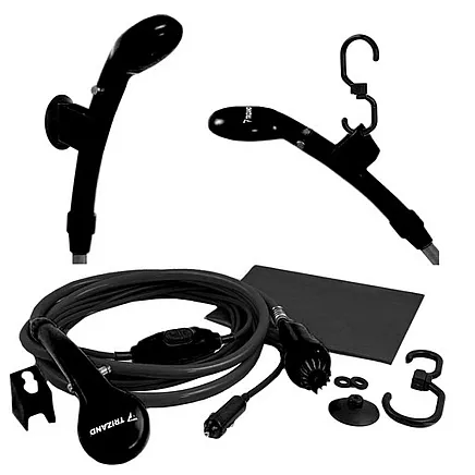 Pārnēsājama kempinga duša TRIZAND ar 12V sūkni