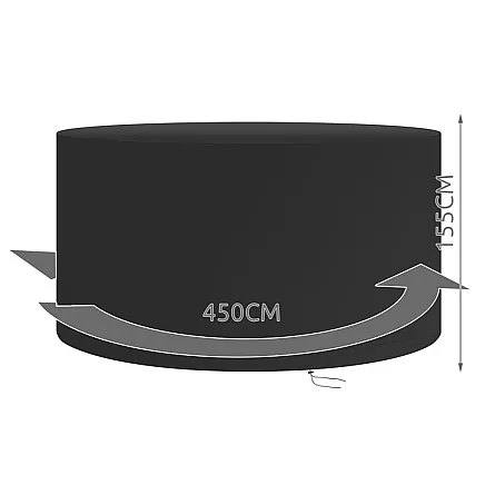 Cover for double garden basket