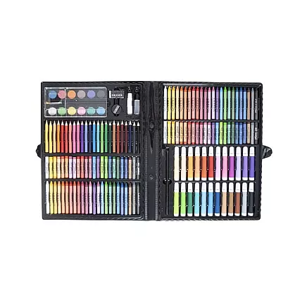 Painting set in a case 168 pcs black