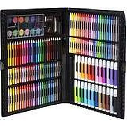 Painting set in a case 168 pcs black