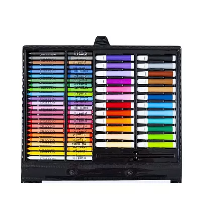 Painting set in a case 168 pcs black