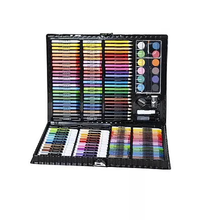 Painting set in a case 168 pcs black