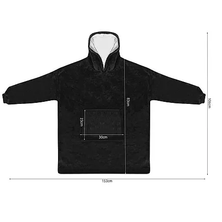 XXL sweatshirt - black blanket