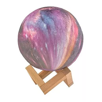 3D drukātā mēness nakts lampa - 16 krāsu maiņas, tālvadības pults vadāma dekoratīvā gaisma ar videi draudzīgu dizainu, ideāli piemērota guļamistabām un dzīvojamām telpām