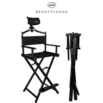 Aluminum Makeup Chair with Headrest