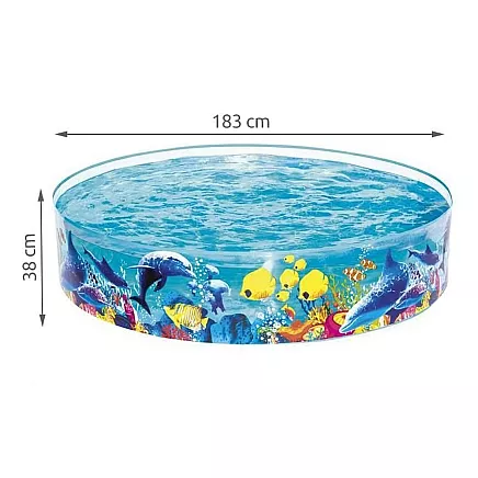 Bestway 55030 bērnu baseins 183x38cm