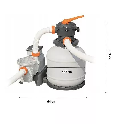 Pool sand pump 11355L/h BESTWAY 58486