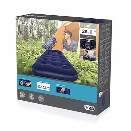 Bestway 67223 piepūšamais matracis ar iebūvētu sūkni, 185x76x22 cm, tumši zils