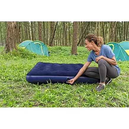 BESTWAY 67002 Piepūšamais divvietīgs matracis, 191x137x22 cm l Inflatable double mattress