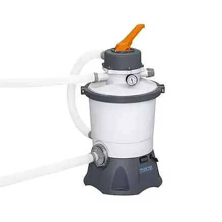 Lieljaudas smilšu filtrēšanas baseina sūknis 3028L/H ar 360 grādu rotējošu vārstu un uzlabotu ūdens attīrīšanas funkciju, izturīgs un viegli lietojams