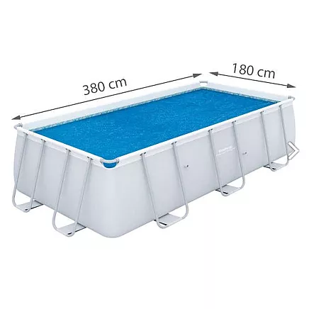 Bestway 58240 solārais baseina pārsegs 404 x 201 cm, zils