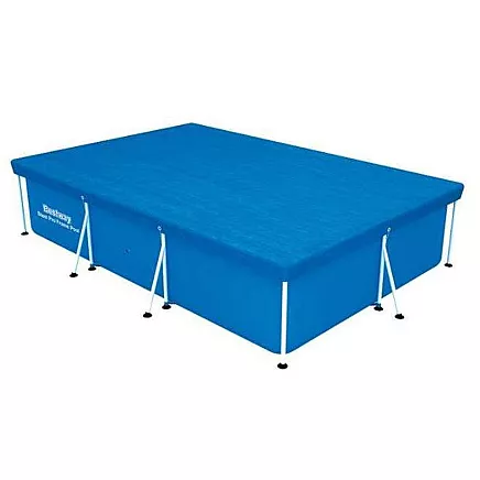 Aizsargājošs Taisnstūra Karkasa Baseina Pārsegs Vāks 304х205 cm— BESTWAY 58249