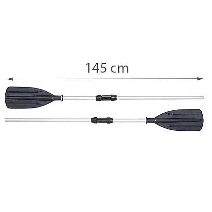 BESTWAY 62064 Saliekamās alumīnija airi 2in1 (145/218 cm) laivošanai, smaiļošanai utt. l...