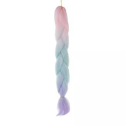 Kanekalons Sintētiskās Ombre Afro Bizes Frizūrām 60cm, Pastelis