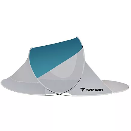 Beach tent 220x120x90cm - turquoise - gray