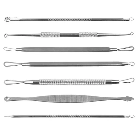 Blackhead Removal Spoons - Set of 7
