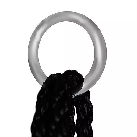 Bērnu Dārza Piekaramās Šūpoles Stārķa Ligzda 120-180 cm, Melnas