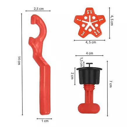 Tile leveling system 150pcs + keys