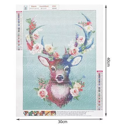 5D dimanta mozaīka Briedis H16213, izšūšanas komplekts