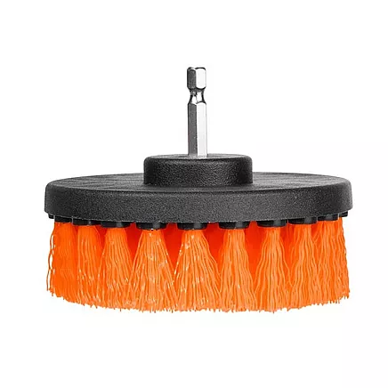 Универсальный набор щеток для чистки дрелей - 4 шт. высококачественной нейлоновой щетины для чистки автомобилей, мастерских и дома, не царапается, средней жесткости