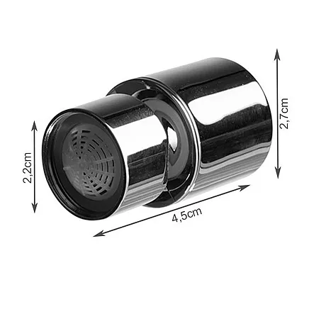 Grozāms jaucējkrāna ūdens aerators ar 2 strūklām, M22