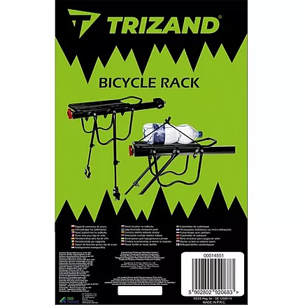 Velosipēda aizmugurējā turētājs sēdekļa balstam